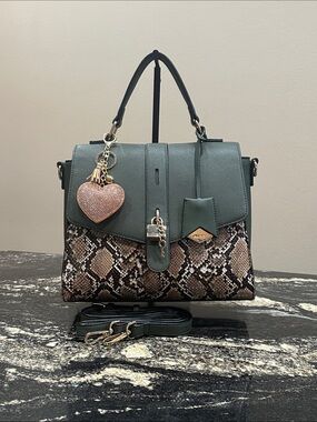 Aldo Snake Print Satchel